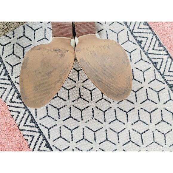 MADEWELL THE HARPER MULE IN VINTAGE CREAM LEATHER, SZ 6 - Picture 12 of 14